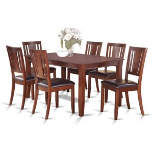 7  Pc  Dining  room  set-Dinette  Table  and  6  Kitchen  Dining  Chairs From East West Furniture