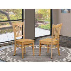 Groton  Dining  Chair  With  Wood  Seat  In  Black  Finish