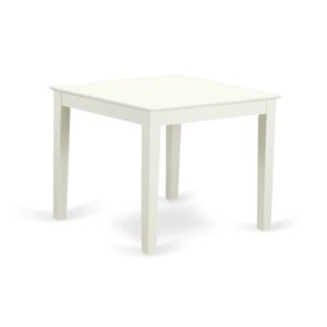 Oxford  Square  Dining  Table  -  Linen  White From East West Furniture