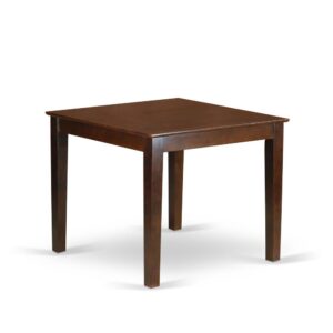 Oxford  Square  Dining  Table  -  Mahogany  Finish From East West Furniture