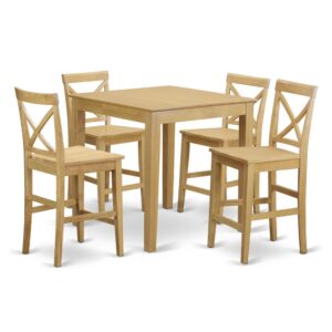 5  PC  Counter  height  Table-gathering  Table  and  4  Stools From East West Furniture