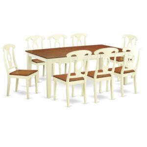 9  Pc  Table  set  -Dinette  Table  and  8  Dining  Chairs From East West Furniture