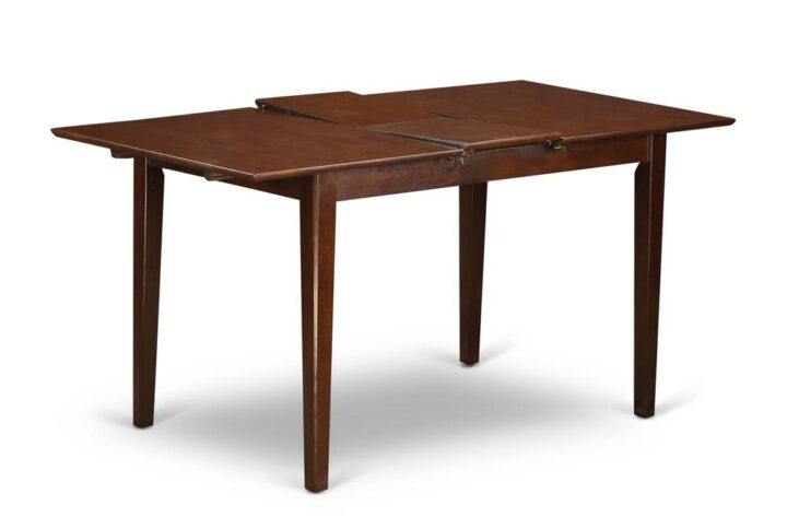 Picasso  Table  32  in  x  60in  with  12  in  butterfly  leaf  -  Mahogany  Finish From East West Furniture