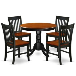 Dining Room Set Black & Cherry