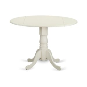 Dublin  Round  Table  with  two  9"  Drop  Leaves From East West Furniture