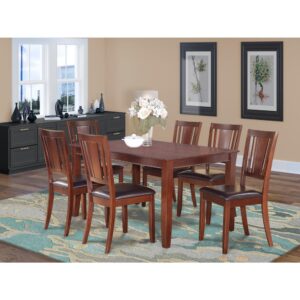 7  Pc  Dining  room  set-Dinette  Table  and  6  Kitchen  Dining  Chairs From East West Furniture