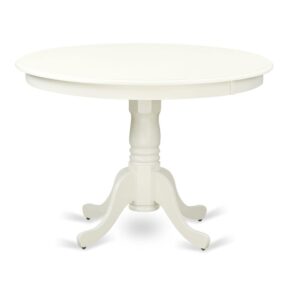 Hartland  Table  42"  diameter  Round    Table  -Linen  White  Finish From East West Furniture