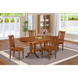 5  Pc  Dining  room  set-Dining  Table  and  4  Dining  Chairs From East West Furniture