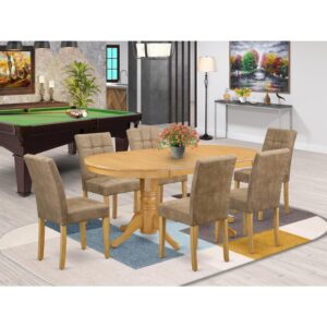 7 Piece Kitchen Dining Table Set From East West Furniture