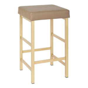 26" Gold Backless Stool From OSP Home Furnishings