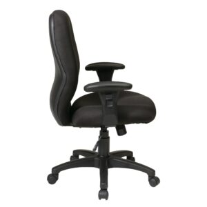 Icon Black Synchro Chair From Office Star Products