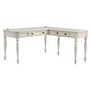 Country Meadows L-Shaped Desk w/PWR From OSP Home Furnishings