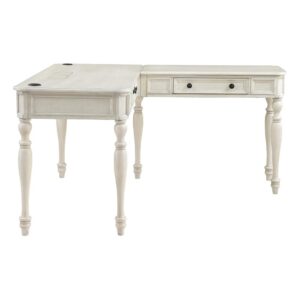 Country Meadows L-Shaped Desk w/PWR From OSP Home Furnishings