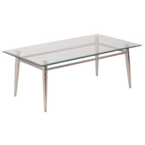 Brooklyn Glass Top Coffee Table From OSP Home Furnishings