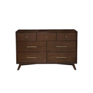 Flynn Mid Century Modern 7 Drawer Dresser