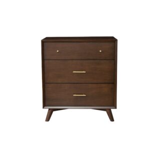 Flynn Mid Century Modern 3 Drawer Small Chest