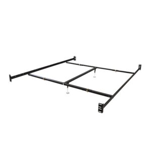 Bolt On Bed Rails Queen/Eastern King with center support and 2 Glides From Hollywood Bed Frame