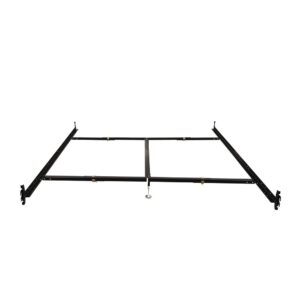 Hook On Bed Rails Queen/Eastern King with center support and 2 Glides From Hollywood Bed Frame