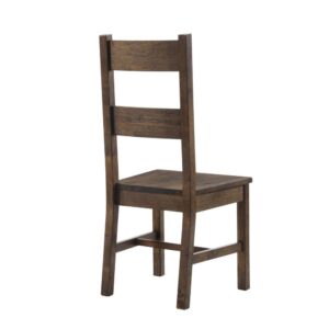 Coleman Dining Side Chairs Rustic Golden Brown (Set of 2) From Coaster Co. of America