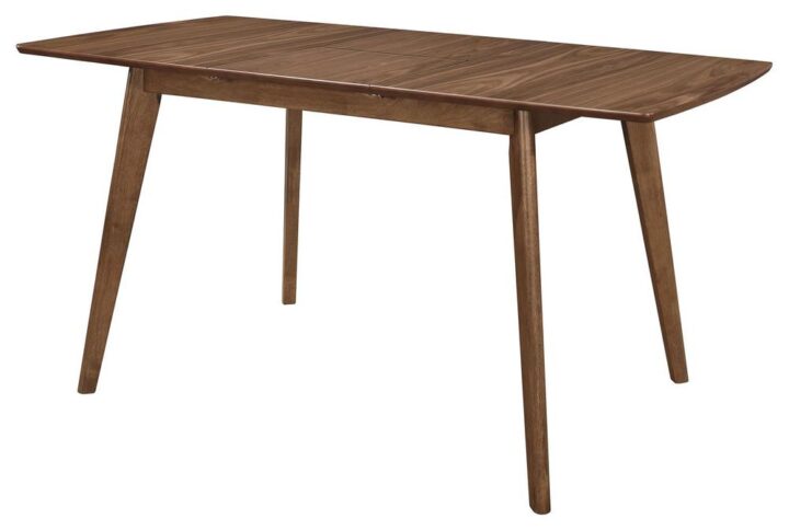 Alfredo Rectangular Dining Table Natural Walnut From Coaster