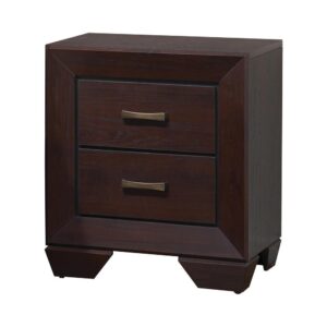 Kauffman 2-drawer Nightstand Dark Cocoa From Coaster Co. of America