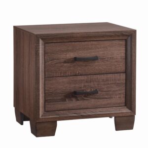 Brandon 2-drawer Nightstand Medium Warm Brown From Coaster Co. of America