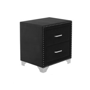 Melody 2-drawer Upholstered Nightstand Grey From Coaster Co. of America