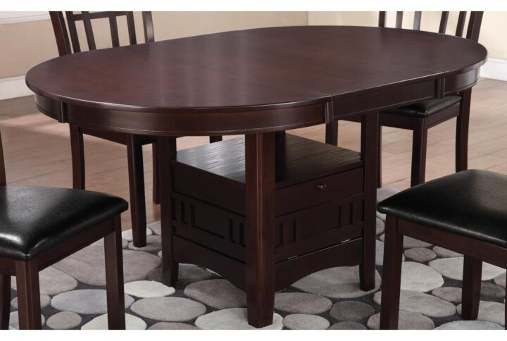 Lavon Dining Table with Storage Espresso From Coaster Co. of America