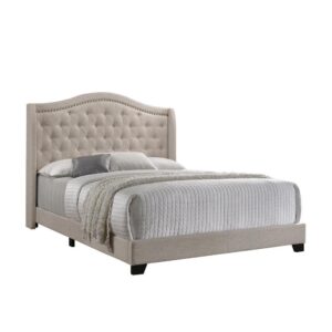 Sonoma Camel Back Full Bed Beige From Coaster Co. of America