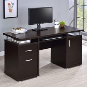 Tracy 2-drawer Computer Desk Cappuccino From Coaster