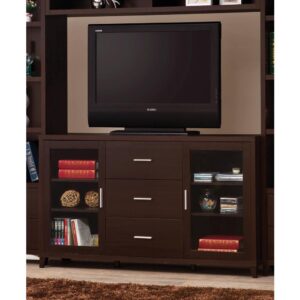 Lewes 2-door TV Stand with Adjustable Shelves Cappuccino From Coaster Co. of America