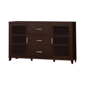 Lewes 2-door TV Stand with Adjustable Shelves Cappuccino From Coaster Co. of America