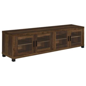 Sachin Rectangular TV Console with Glass Doors From Coaster Co. of America