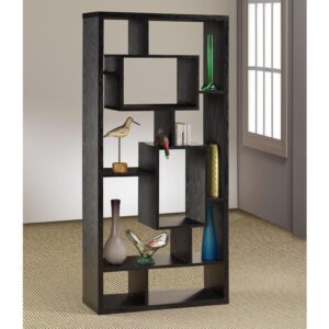 Linbrook 10-shelf Bookcase Black Oak From Coaster Co. of America