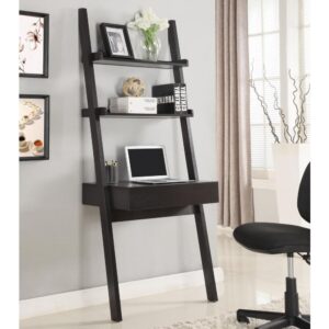 Colella 2-shelf Writing Ladder Desk Cappuccino From Coaster Co. of America