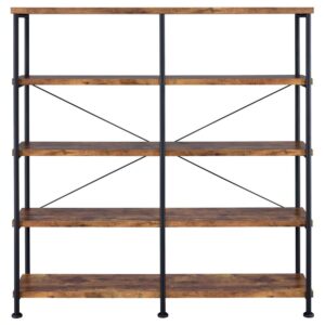 Analiese 4-shelf Open Bookcase Antique Nutmeg From Coaster Co. of America