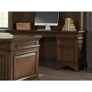 Hartshill Credenza with Power Outlet Burnished Oak From Coaster Co. of America