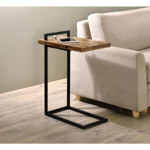 Maxwell C-shaped Accent Table with USB Charging Port From Coaster Co. of America