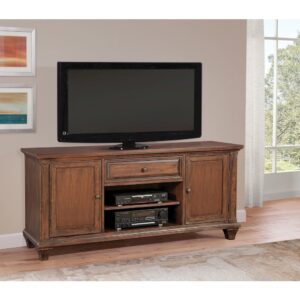 Sedona 66" Entertainment Console - Cinnamon Cherry From American Woodcrafters