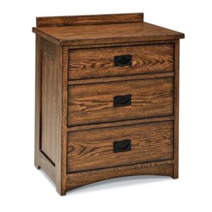 3 Drawer Nightstand in Mission From Intercon