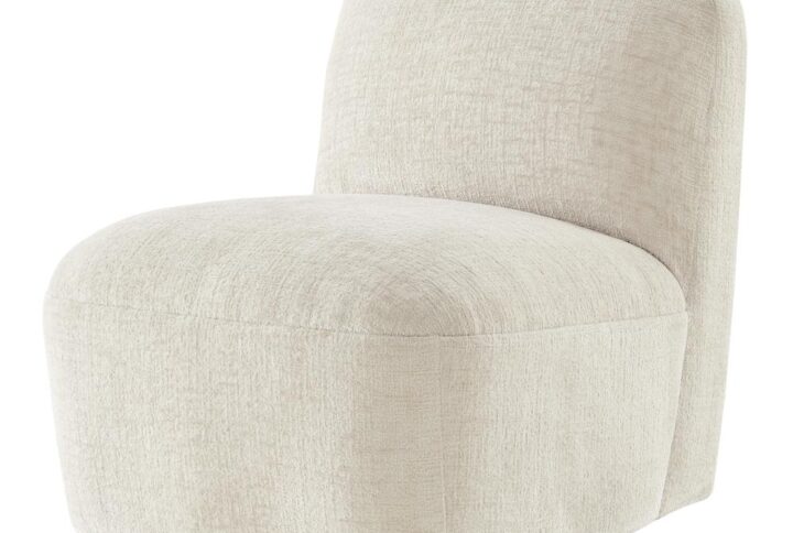 Cortez Fabric Swivel Accent Chair From New Pacific Direct