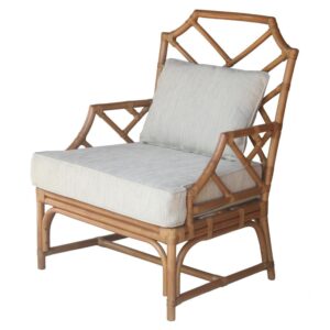 Kara Rattan Accent Arm Chair From New Pacific Direct