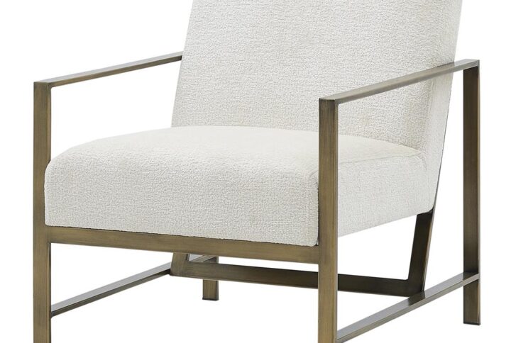 Francis Fabric Accent Arm Chair From New Pacific Direct