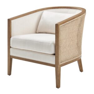 Tillman Accent Arm Chair w/ Rattan From New Pacific Direct