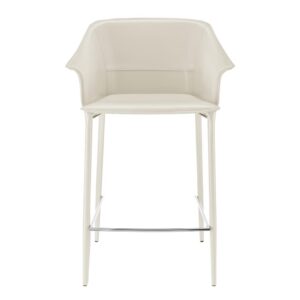 Callie Recycled Leather Counter Stool From New Pacific Direct