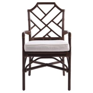 Kara Rattan Arm Chair From New Pacific Direct