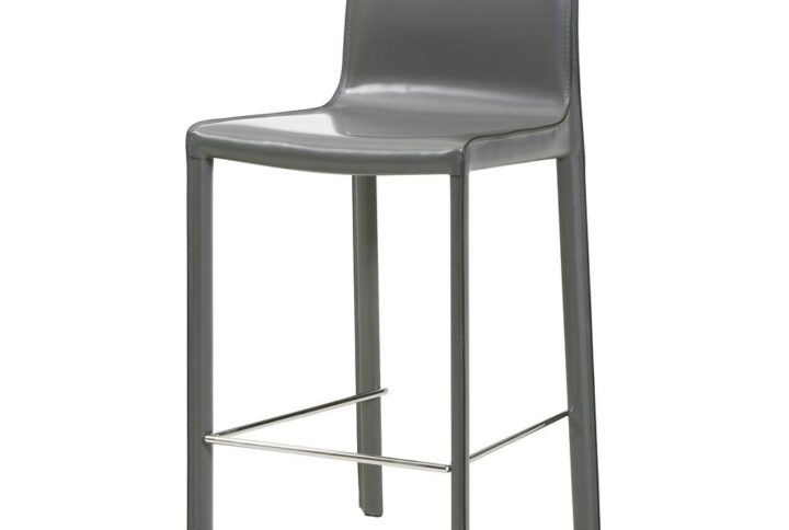 Gervin Recycled Leather Counter Stool