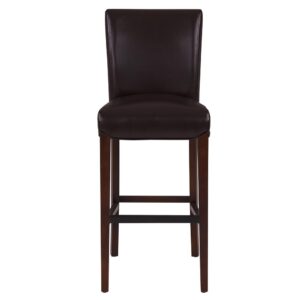 Milton Bonded Leather Bar Stool From New Pacific Direct