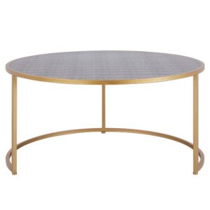 Anza Faux Shagreen Nesting Coffee Table Set of 2 From New Pacific Direct