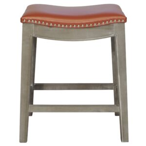 Elmo Bonded Leather Counter Stool From New Pacific Direct